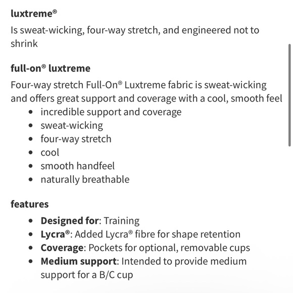 lululemon “Energy” Bra, Size 6 - Picture 4 of 8